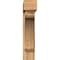 Ekena Millwork Legacy Block Rough Sawn Bracket w/ Offset Brace, Western Red Cedar, 8"W x 32"D x 38"H BKT0806X32X38LEC05RWR - alternate 4